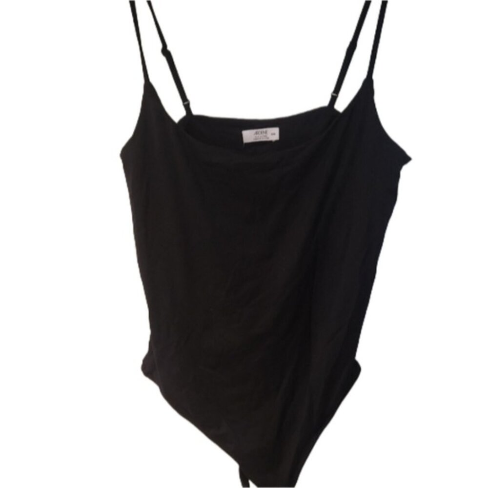 Small black tank bodysuit euc‎